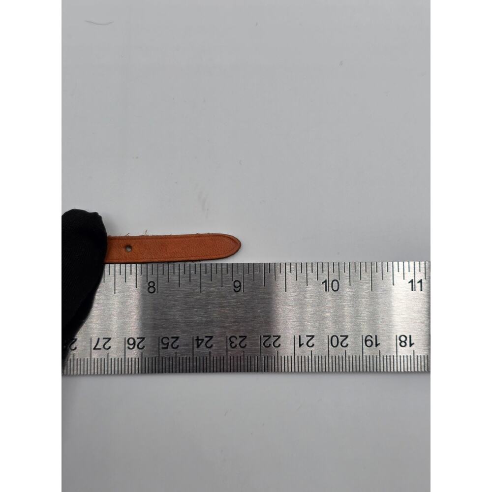 Hermès H Buckle Leather Bracelet Brown Silver Hardware Adjustable France - Picture 7 of 16